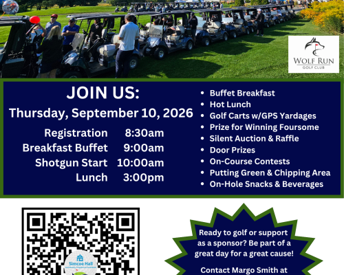 8th Annual Golf Poster